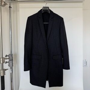 Men’s All Saints Checked Wool Formal Jacket